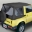 Picture of Rugged Ridge XHD S-Top Black Denim Clear Windows 81-98 Samurais