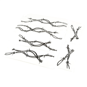Picture of Rugged Ridge Side Decals Pair Barbed Wire 07-18 Jeep Wrangler