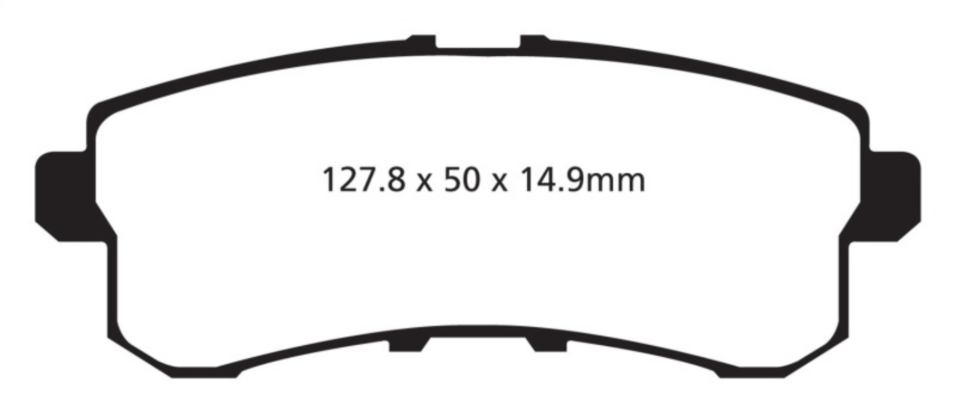 Picture of EBC 11-13 Infiniti QX56 5-6 Yellowstuff Rear Brake Pads