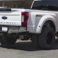 Picture of Banks Power 17-19 Ford 6-7L F250-350-450 4in Monster Exhaust System - Single Exit w- Black Tip