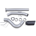Picture of Banks Power 17-19 Ford 6-7L F250-350-450 4in Monster Exhaust System - Single Exit w- Black Tip