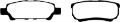 Picture of EBC 11-14 Chrysler 200 2-4 Greenstuff Rear Brake Pads
