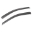 Picture of Rugged Ridge Front Window Visors Black 07-10 Compass-Patriot
