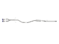 Picture of aFe Takeda 2-5in 304SS Cat-Back Exhaust System 17-20 Honda Civic SI Coupe L4-1-5L t - BL Flame Tip