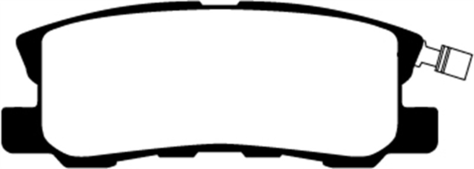 Picture of EBC 11-14 Chrysler 200 3-6 Greenstuff Rear Brake Pads