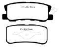 Picture of EBC 11-14 Chrysler 200 3-6 Yellowstuff Rear Brake Pads