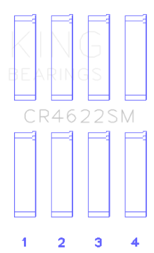 Picture of King Engine Bearings Subaru FB20 Connecting Rod Bearing Set
