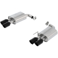 Picture of Ford Racing 18-19 Ford Mustang GT 5-0L Touring Muffler Kit w- Black Chrome Exhaust Tips