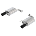 Picture of Ford Racing 18-19 Ford Mustang GT 5-0L Touring Muffler Kit w- Black Chrome Exhaust Tips