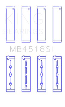 Picture of King Engine Bearings 11-20 Chrysler 300 - Dodge Grand Caravan Size +0-25mm Main Bearing Set