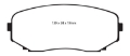 Picture of EBC 11-14 Ford Edge 2-0 Turbo Yellowstuff Front Brake Pads