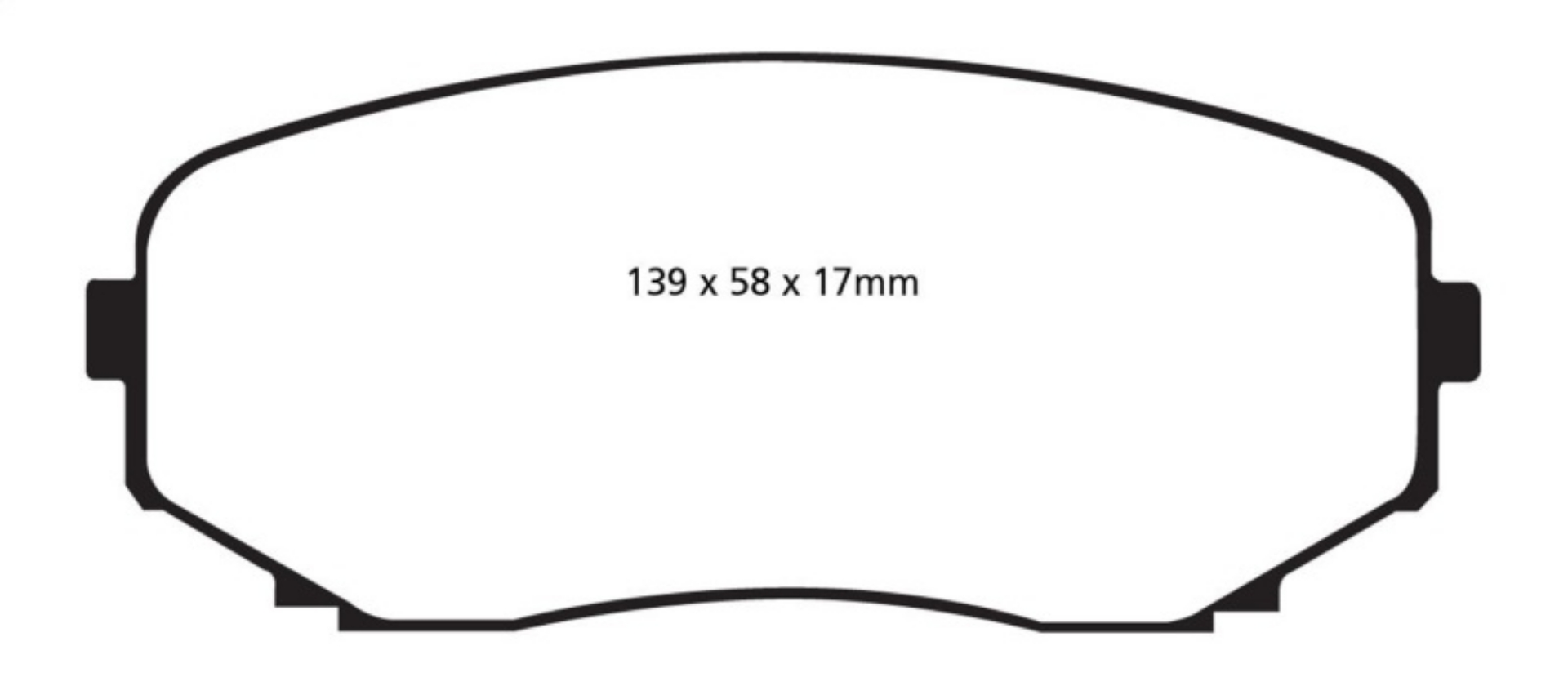 Picture of EBC 11-14 Ford Edge 2-0 Turbo Yellowstuff Front Brake Pads