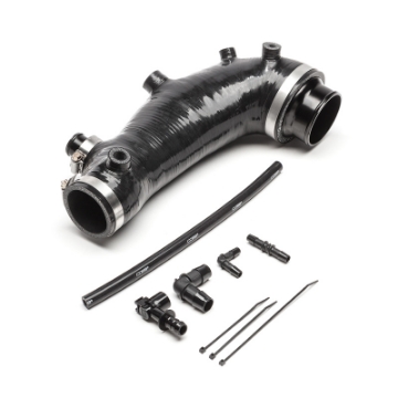 Picture of COBB Silicone Turbo Inlet V2 - Black - 2008-2021 Subaru STI