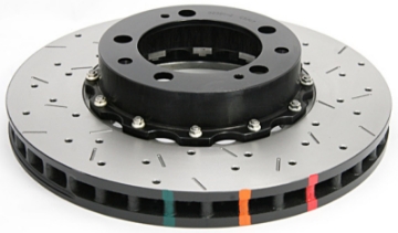 Picture of DBA 95-97 Porsche 911 Carrera Front T3 5000 Series Uni-Directional Slotted Rotor w- Black Hat