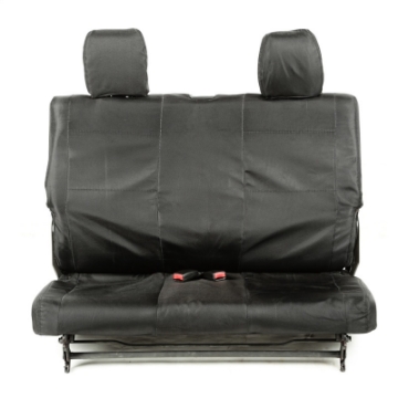 Picture of Rugged Ridge Ballistic Seat Cvr Rear Black 840D 07-10 JK 2Dr