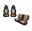 Picture of Rugged Ridge Seat Cover Kit Black-Tan 91-95 Jeep Wrangler YJ
