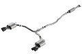 Picture of Borla 18-20 Toyota Camry XSE 3-5in Tip Dual Split Rear Exit Cat Back S-Type Exhaust Black Chrome