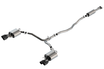 Picture of Borla 18-20 Toyota Camry XSE 3-5in Tip Dual Split Rear Exit Cat Back S-Type Exhaust Black Chrome