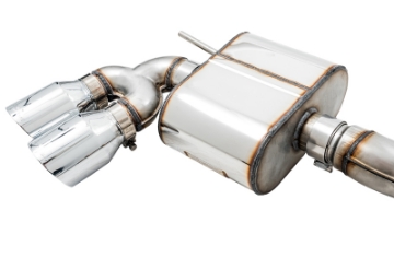 Picture of AWE Tuning Mk7 Golf R SwitchPath Exhaust w-Chrome Silver Tips 102mm