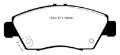 Picture of EBC 12 Acura ILX 1-5 Hybrid Redstuff Front Brake Pads