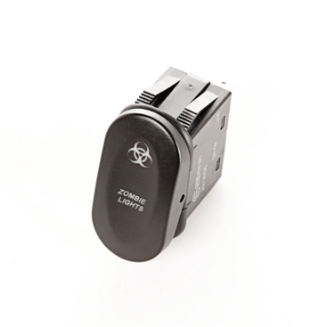 Picture of Rugged Ridge 2-Position Rocker Switch Zombie Lights Amber