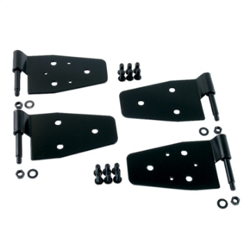 Picture of Rugged Ridge 87-06 Jeep Wrangler Black Door Hinge Kit