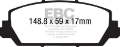 Picture of EBC 12+ Acura RDX 3-5 Ultimax2 Front Brake Pads