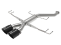 Picture of aFe Takeda 2-5in 304SS Axle-Back Exhaust System 17-19 Honda Civic Type R L4-2-0L t - Black Tip