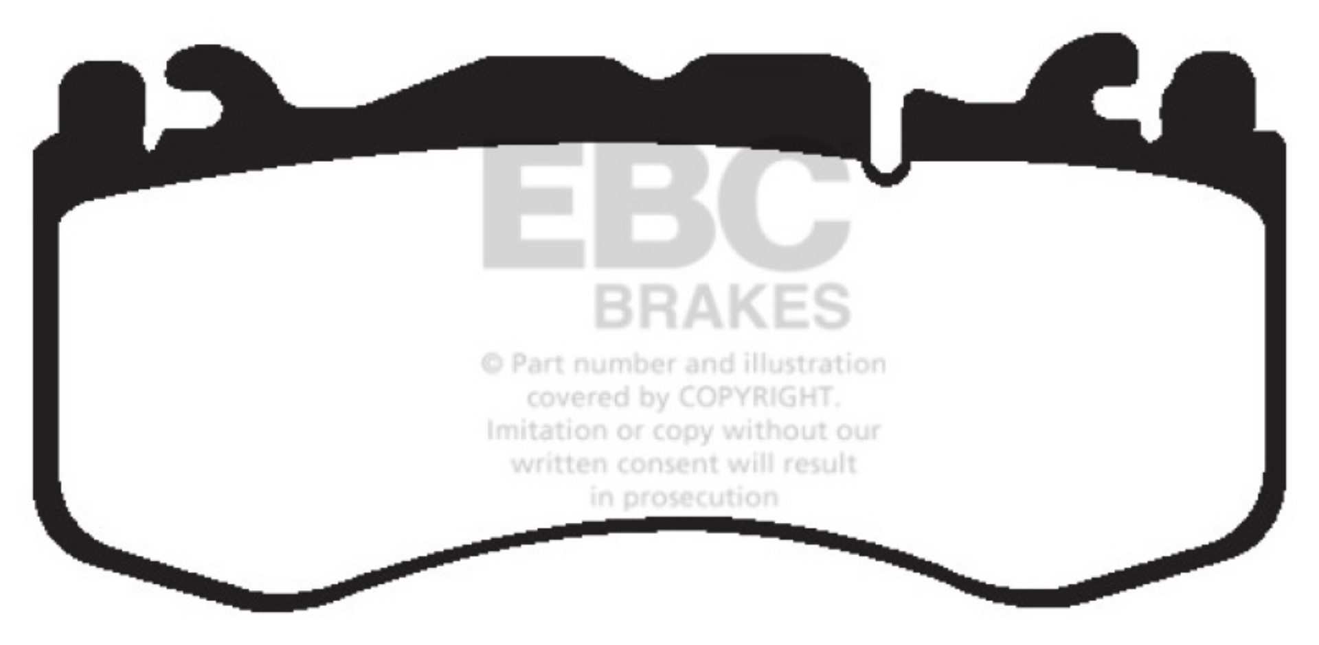 Picture of EBC 12+ Aston Martin Vantage 4-7 Yellowstuff Front Brake Pads