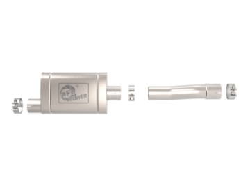 Picture of aFe Apollo GT Series 409 Stainless Steel Muffler Upgrade Pipe GM Silverado-Sierra 1500 19-20 V8-5-3L