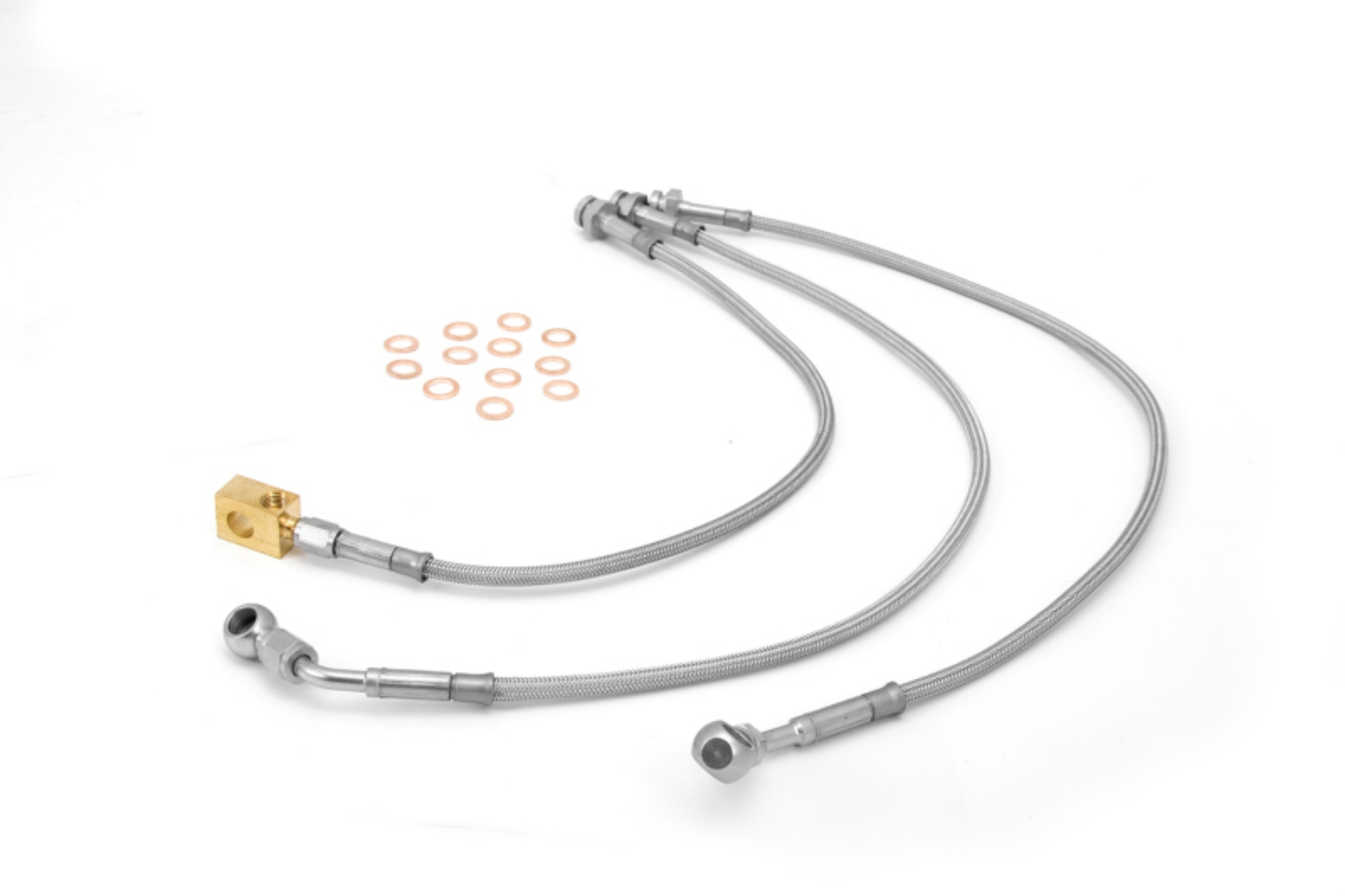 Picture of Rugged Ridge Brake Hose Kit SS Disc 93-98 CherokeeZJ