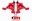 Picture of BMR 79-93 Fox Mustang Non-Adj Lower A-Arms Standard Ball Joint Spring Pocket - Red