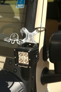 Picture of Rugged Ridge 1-25-2-0in Silver X-Clamp