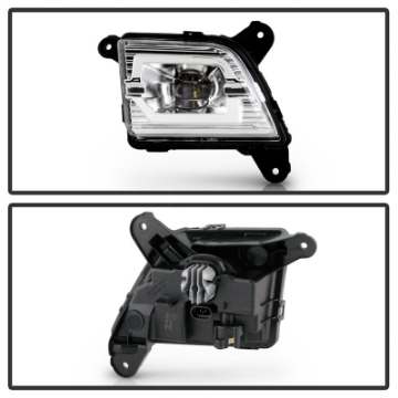Picture of Spyder 19-20 Chevy Silverado 1500 OEM Style Full LED Fog Light w-Switch - Clear Wont Fit RPO U12