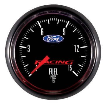 Picture of Autometer Ford Racing 52mm Digital Stepper Motor 15PSI Fuel Pressure Gauge