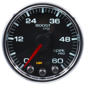 Picture of Autometer Diesel Gauge Kit A-Pillar 10-19 RAM Boost-EGT 60psi-2000 degree F Black Spek-Pro