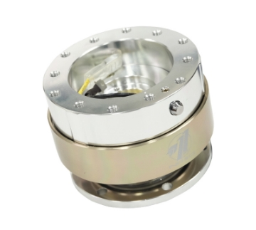Picture of NRG Quick Release Gen 1-5 - Silver Body - Titanium Chrome Ring