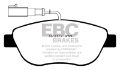 Picture of EBC 12+ Fiat 500 1-4 Turbo Abarth Yellowstuff Front Brake Pads