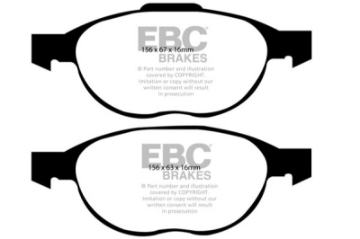Picture of EBC 12+ Ford C-Max 2-0 Hybrid Ultimax2 Front Brake Pads