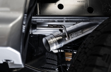 Picture of AWE Tuning 2019+ Ford Ranger 0FG Performance Exhaust System w-Diamond Black Tips & Rock Guard