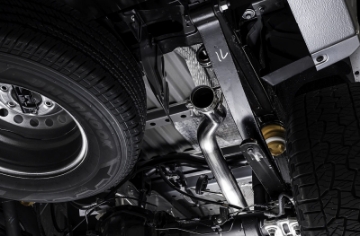 Picture of AWE Tuning 2019+ Ford Ranger 0FG Performance Exhaust System w-Diamond Black Tips & Rock Guard