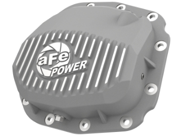 Picture of aFe Street Series Rear Differential Cover Raw w- Fins 15-19 Ford F-150 w- Super 8-8 Rear Axles