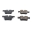 Picture of Power Stop 17-19 Jaguar F Pace Rear Z16 Evolution Ceramic Brake Pads