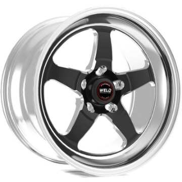 Picture of Weld S71 18x5 - 5x4-5 BP - 3-2in- BS Black Wheel Medium Pad - Non-Beadlock