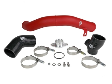 Picture of aFe BladeRunner 2-5in Aluminum Hot Side Charge Pipe 15-20 Subaru WRX 2-0T - Red