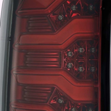 Picture of AlphaRex 14-18 Chevrolet Silverado 1500 PRO-Series LED Tail Lights Red Smoke