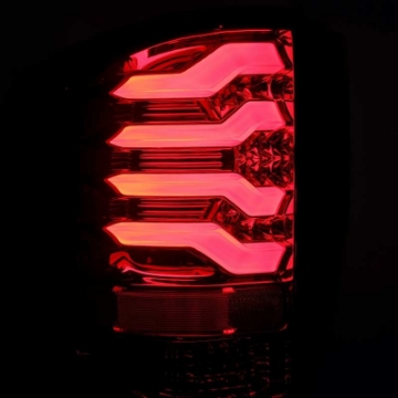 Picture of AlphaRex 14-18 Chevrolet Silverado 1500 PRO-Series LED Tail Lights Red Smoke