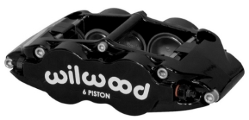 Picture of Wilwood Caliper Forged Narrow Superlite L-H FNSL6R-DS Dust Seal 1-62-1-12-1-12,1-25 Rotor - Black