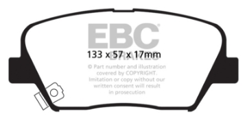 Picture of EBC 12+ Hyundai Azera 3-3 Ultimax2 Front Brake Pads