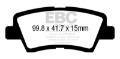 Picture of EBC 12+ Hyundai Azera 3-3 Yellowstuff Rear Brake Pads